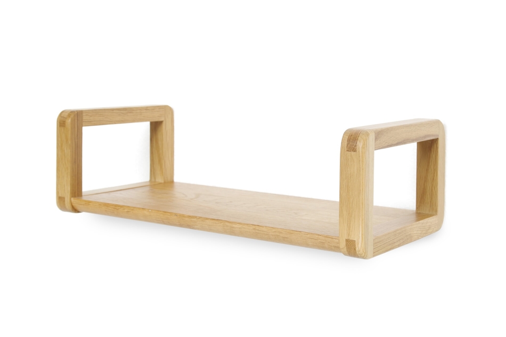 FC Loop Oak Wall Shelf Cm