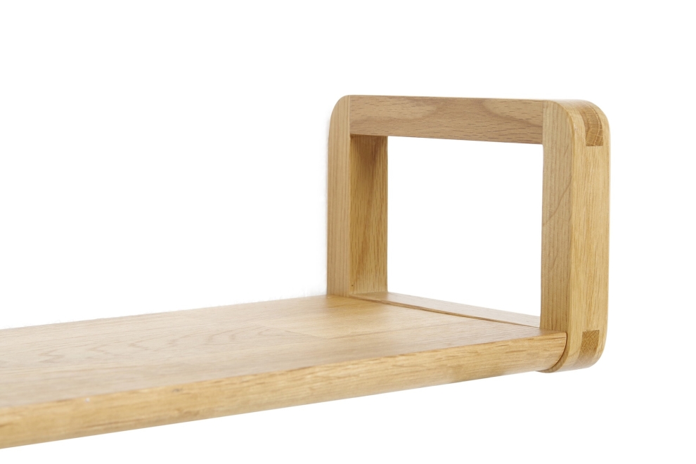 FC Loop Oak Wall Shelf Cm