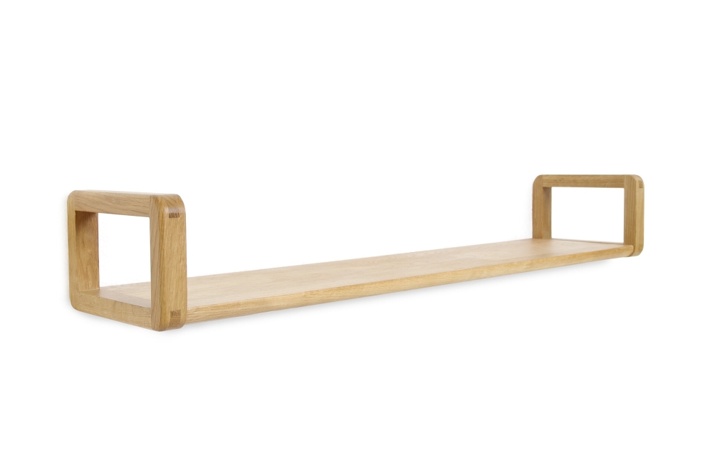 FC Loop Oak Wall Shelf Cm