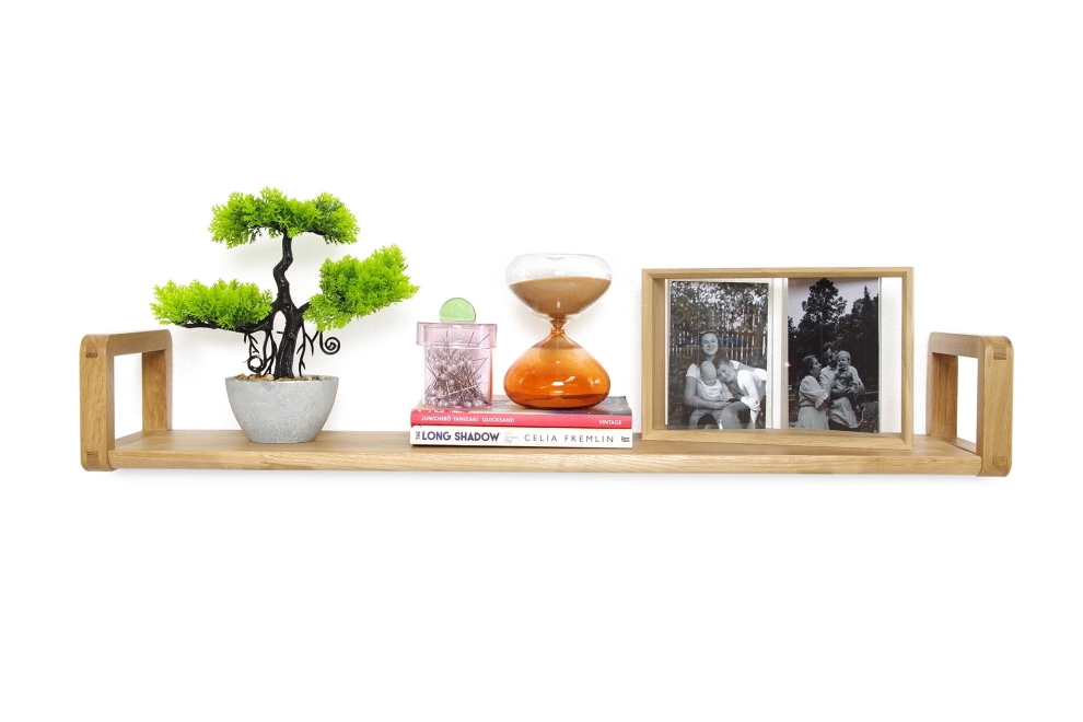 FC Loop Oak Wall Shelf Cm