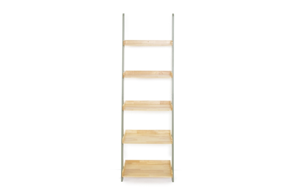 FC Rubberwood And Pine Ladder Shelf