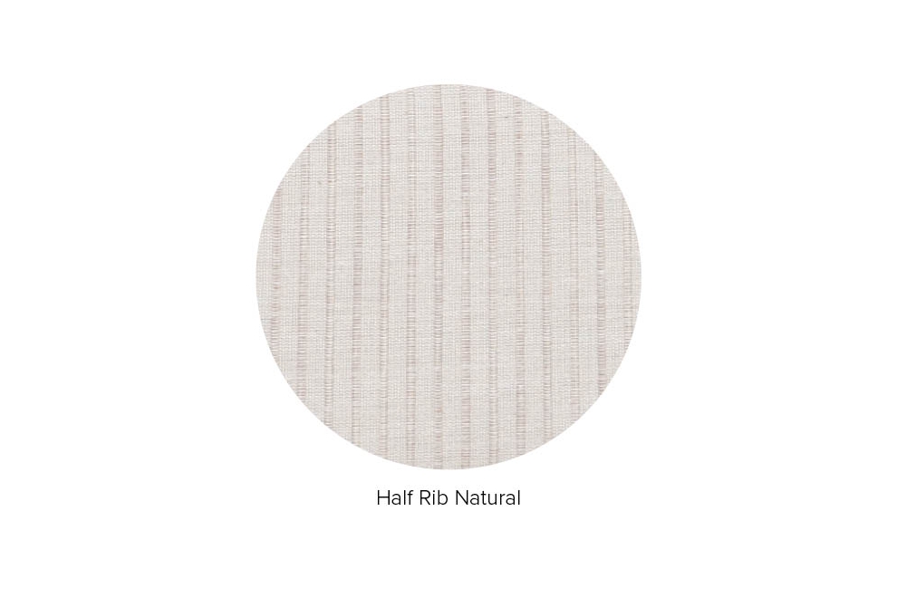 Half Rib Natural Seater