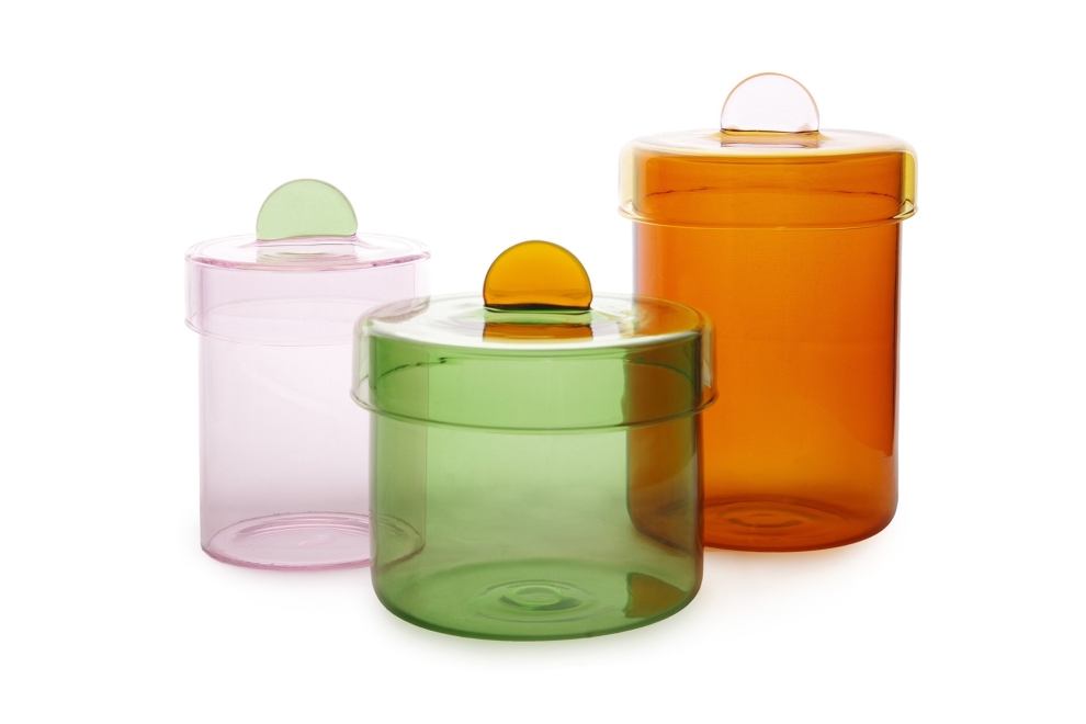 FC Poppett Glass Pots