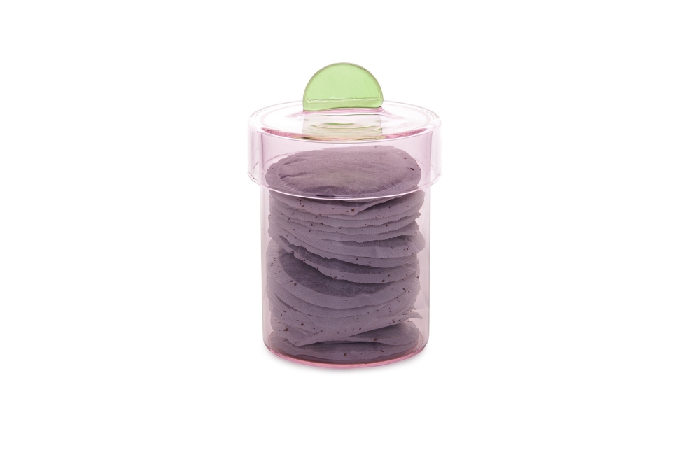 FC Poppett Small Glass Pot Pink