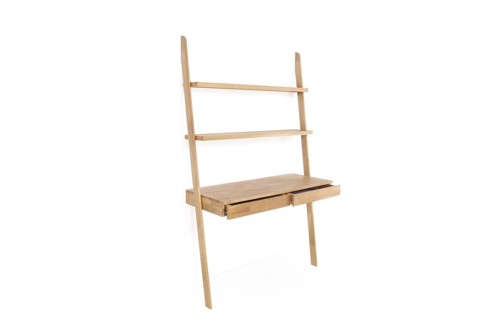 FC Oak Rounded Wide Ladder Desk