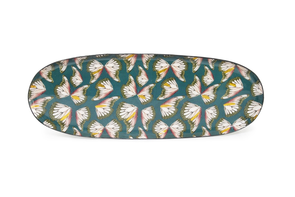 FC Butterfly Enamel Tray Large
