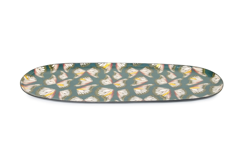 FC Butterfly Enamel Tray Large