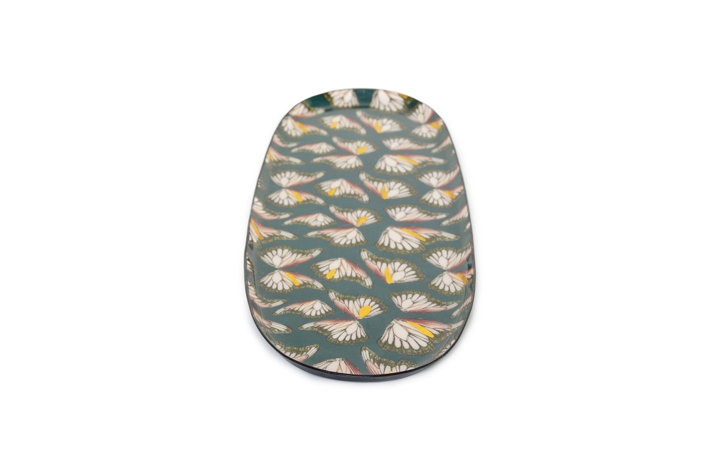 FC Butterfly Enamel Tray Large
