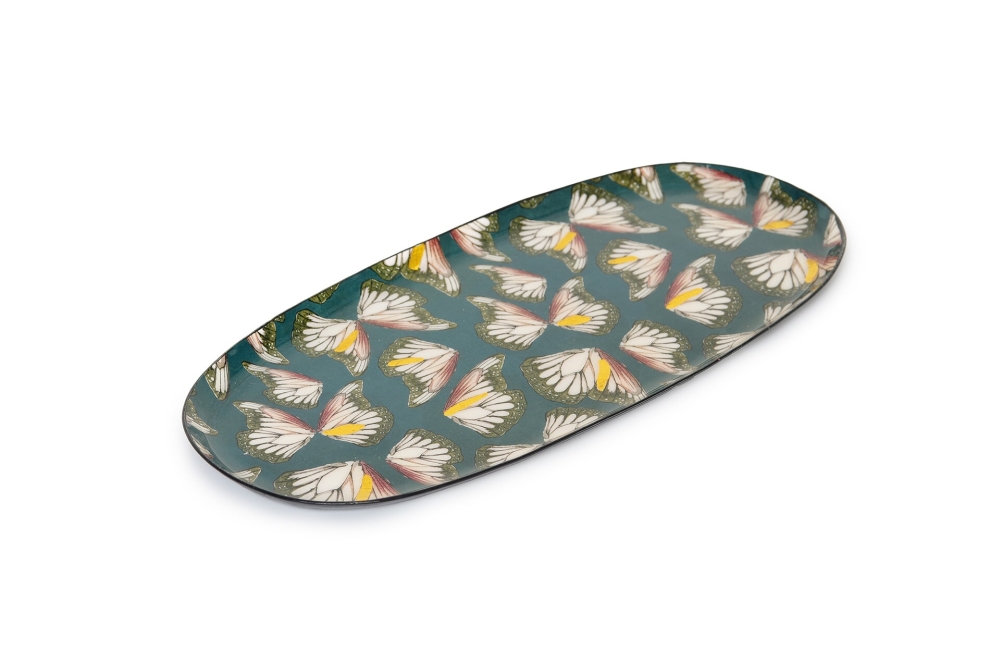 FC Butterfly Enamel Tray Small