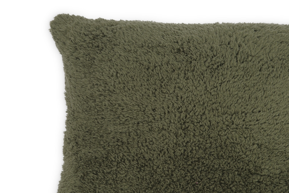 FC Sheepskin Cushion Cover Olive Green