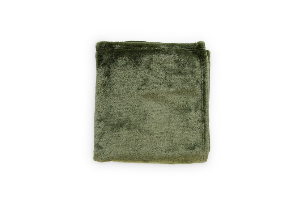 FC Deep Fleece Throw Deep Green