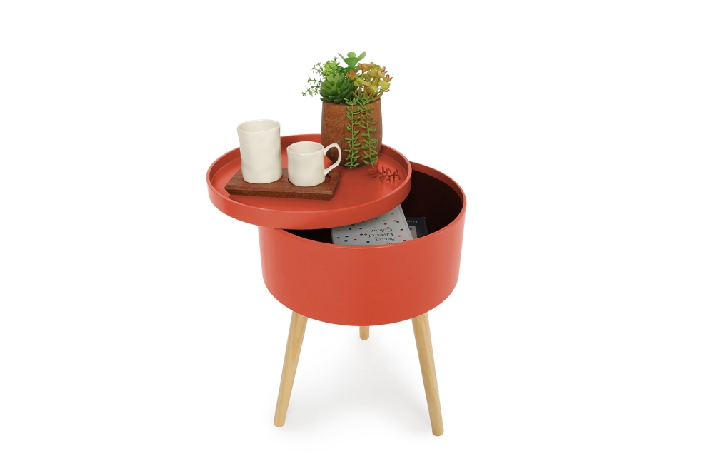 FC Tall Cache Table Ochre