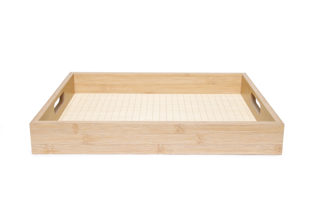 FC Ako Rectangular Bamboo Tray Tei I