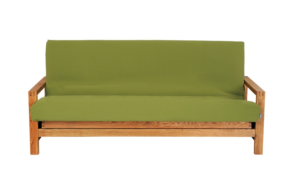 Quad 3 Seater Oak Sofa Bed 1