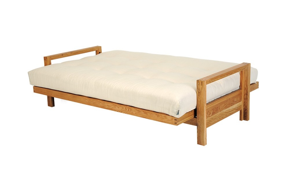 Quad 3 Seater Oak Sofa Bed 6