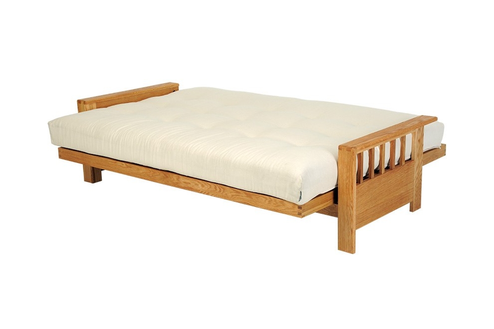 Vienna 3 Seater Oak Sofa Bed 5