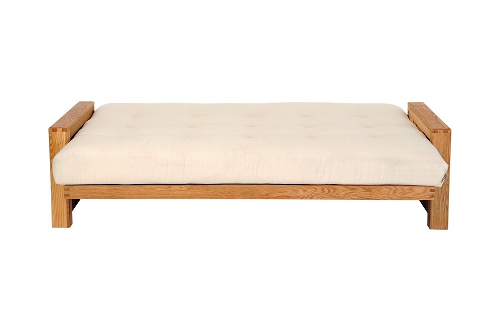 Vienna 3 Seater Oak Sofa Bed 6