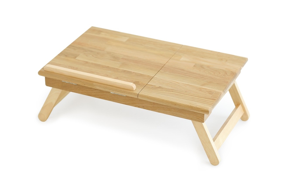Oak Lap Top Table