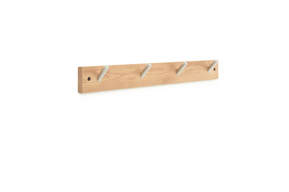 Oak Four Hook Rail