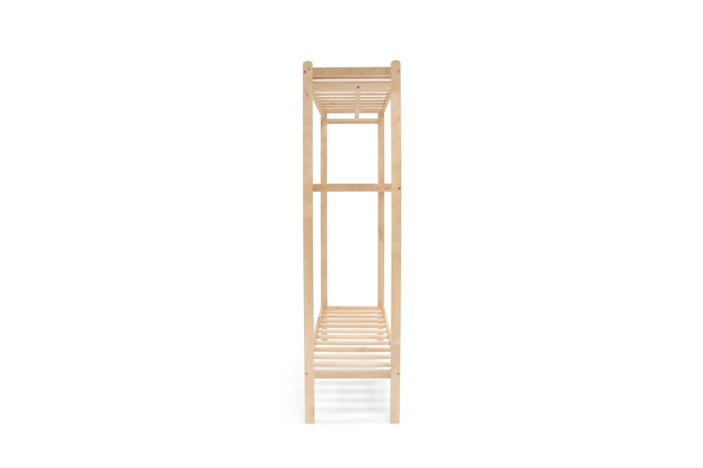 Birch Drape Wardrobe Wide