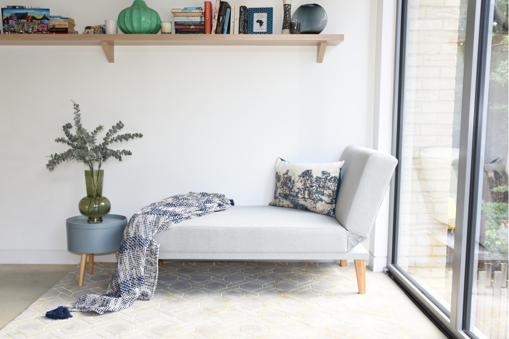 Snooze Sofa Bed (Grey) - Relaxing and Snoozing