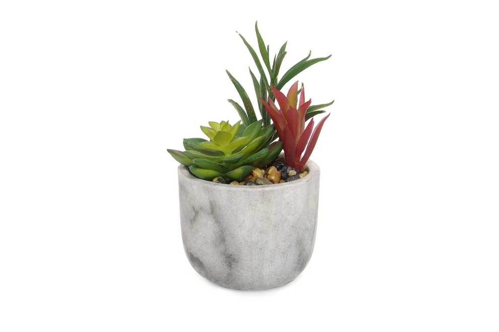FC Marble Garden Green Plum Faux Plant