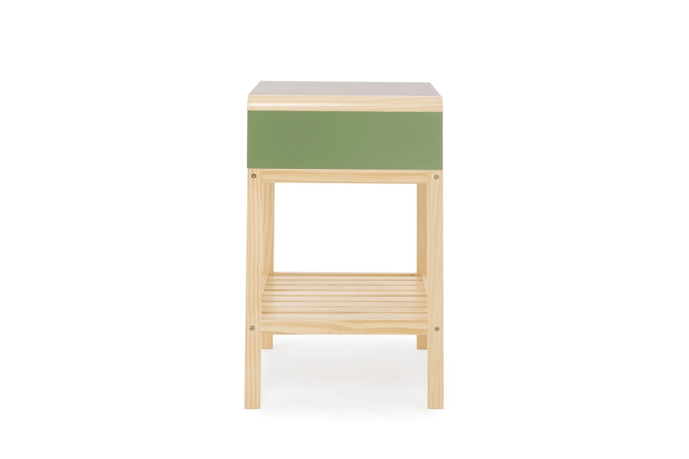 FC Hale Bedside Cabinet Green