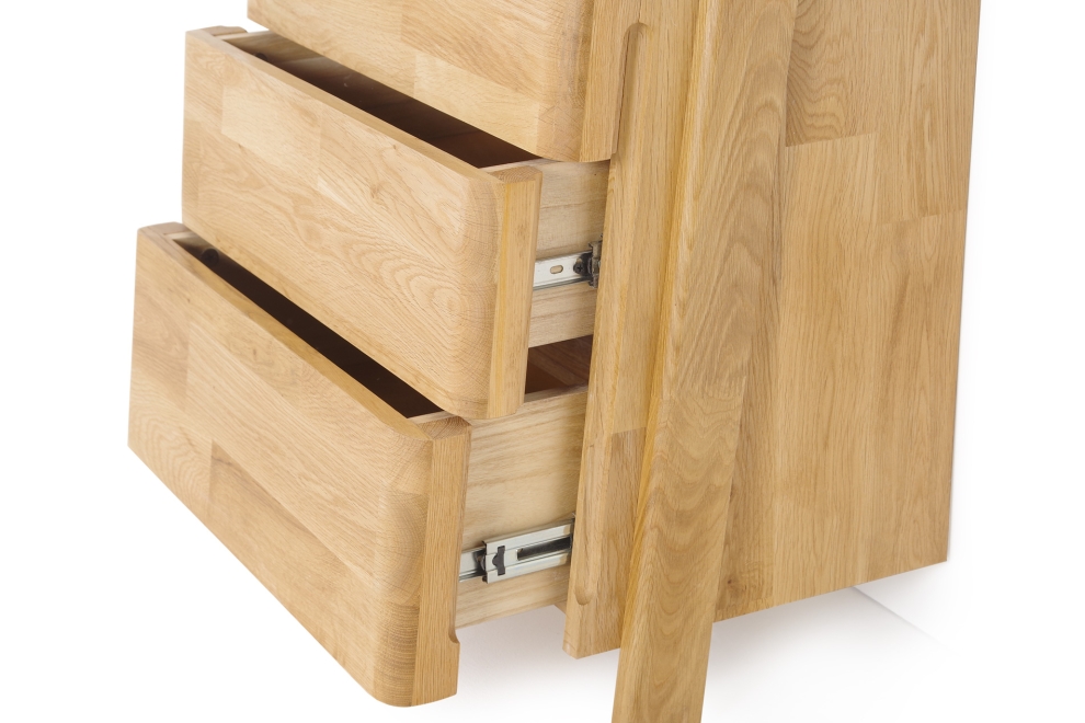 FC Rounded Leaning Mirror Drawers V